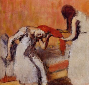 Edgar Degas : Combing the Hair III